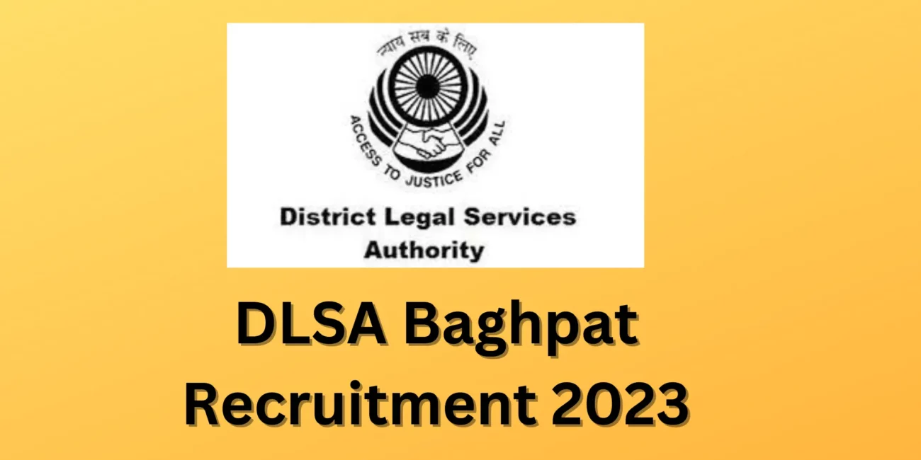 DLSA Baghpat Recruitment 2023