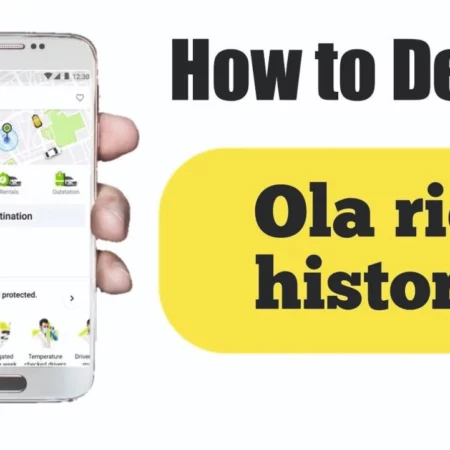 How To Delete OLA Ride History