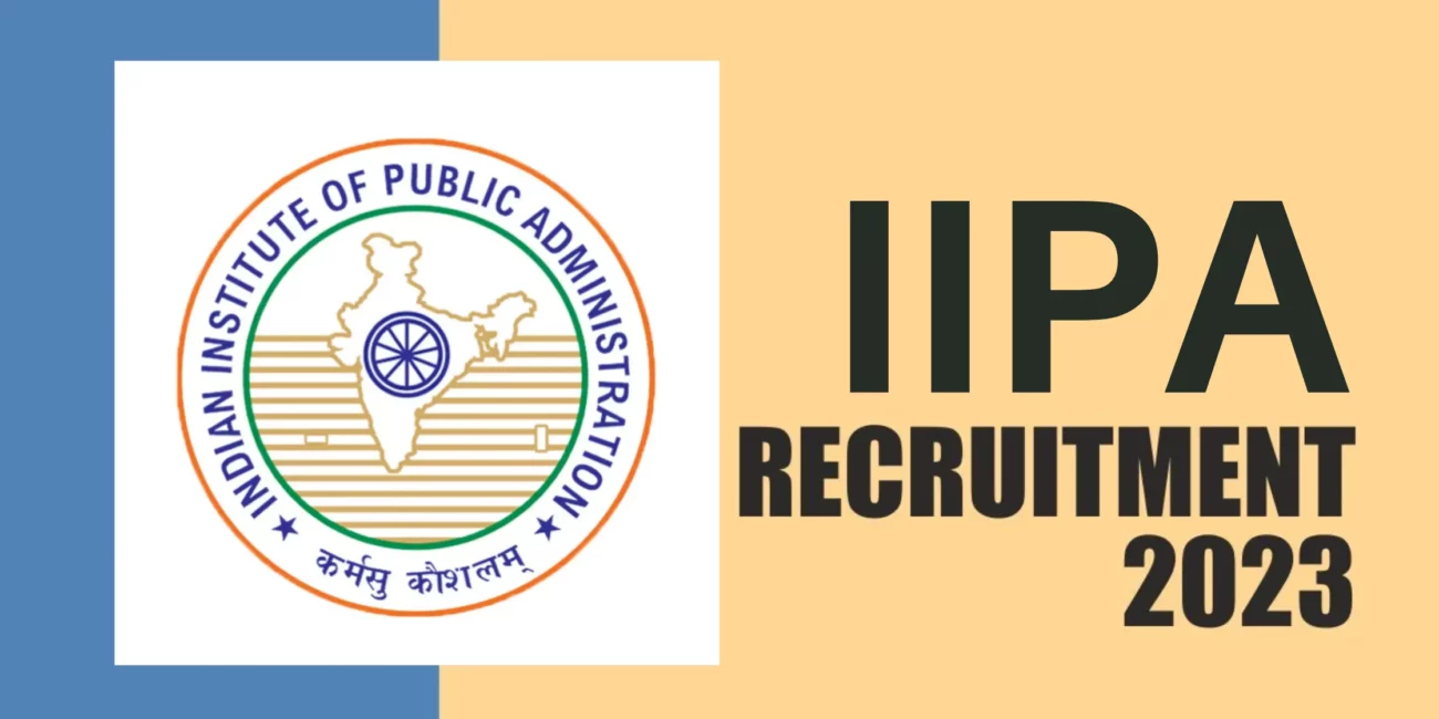 IIPA Recruitment 2023