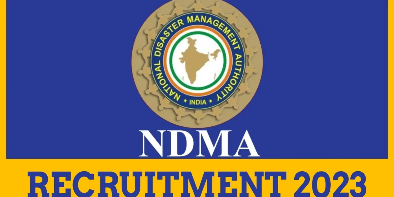 NDMA Recruitment 2023