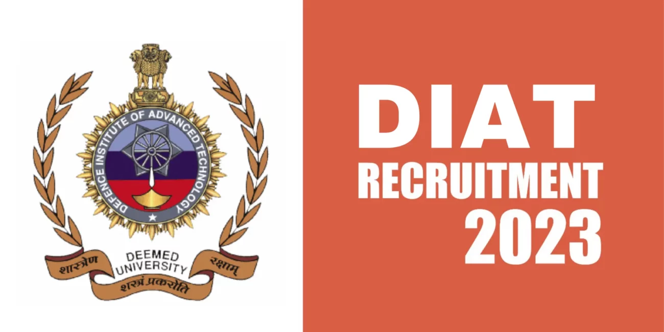DIAT Recruitment 2023 Eligibility Details 