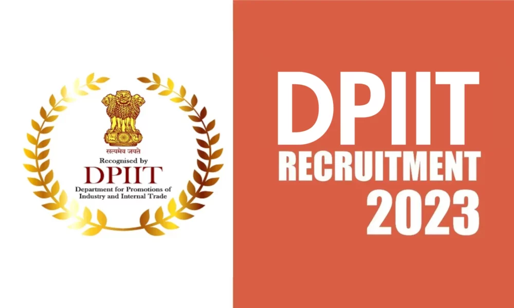 DPIIT Recruitment 2023 Latest Vacancy